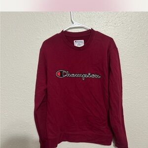 Champion Maroon Crewneck Sweatshirt